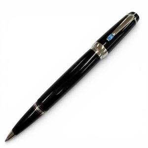 Excellent condition ▼ MONTBLANC Boheme Blue Gemstone White Star Capped Ballpoint Pen, Black/Silver, Made in Germany, Men's, Writing Tested