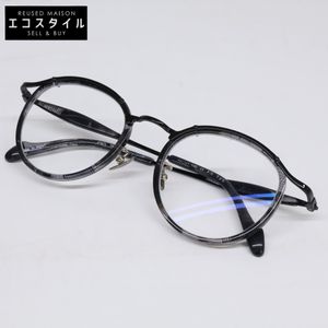 Yohji Yamamoto 【Excellent Condition】19-0062-2 Prescription Lenses Boston Shape Eyewear 48□21 140【Used】
