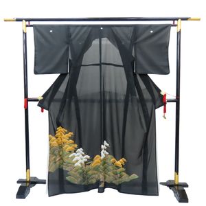 人造纖維製成的絲綢和服（留袖）[二手]