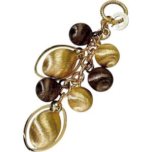 Italian jewelry pendant top, 18K gold, 3.9g, women's. [Used]