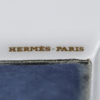 Hermes Ashtray, Other Home Decor, Chaine d'Ancre Pattern, Ceramic Ashtray - [Used]