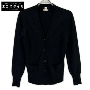 Hermes black cashmere cardigan, size 36 [Used]