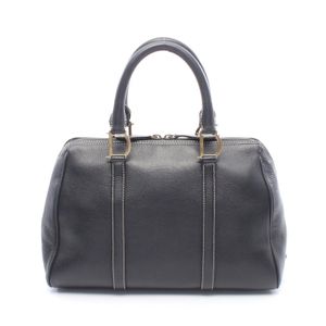 [Used] Dior Boston Bag Vintage Black Leather Vintage Boston Bag Women's Used B