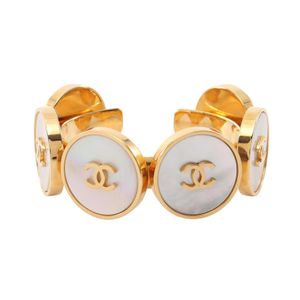 [Used] Chanel Bangle, Coco Mark, GP (Gold Plated), Women's Bangle, Used A