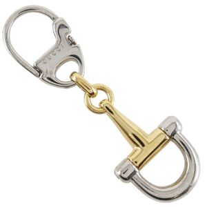 Gucci 구찌 홀스빗 키홀더/키링 메탈 x 금도금 Horsebit 유니섹스【중고】