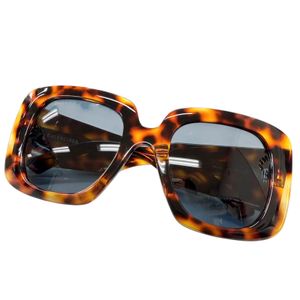 Excellent condition □ BALENCIAGA BB0119S Tortoiseshell pattern sunglasses, Braun blue lenses, 53□23-140, Made in Italy, Women's/Men's.