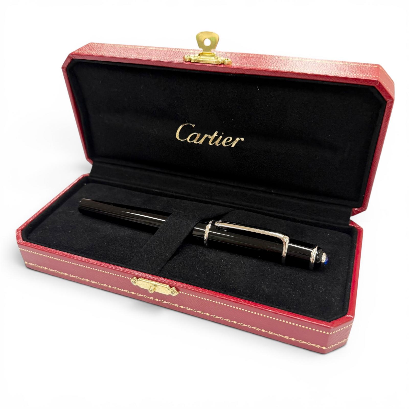 美品▽Cartier カルティエ ディアボロ ドゥ カルティエ ペン先18K