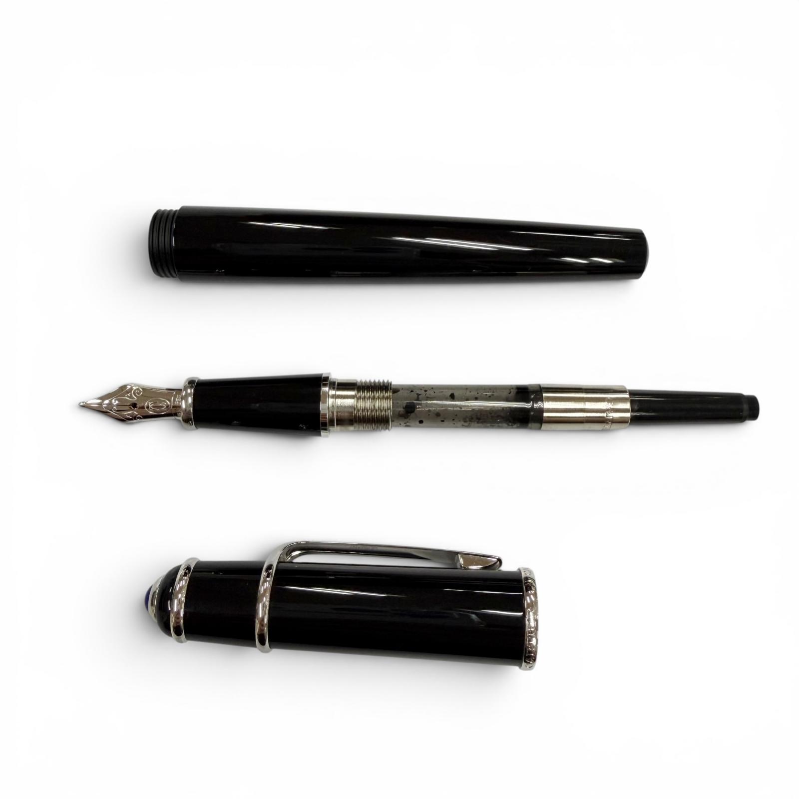 美品▽Cartier カルティエ ディアボロ ドゥ カルティエ ペン先18K