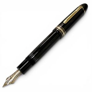 Mint condition □ MONTBLANC Meisterstück 149 Fountain Pen, 14C EF nib, Black & Gold, Made in Germany, Men's, with box.