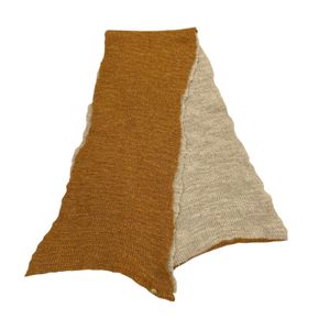Excellent condition☆CHANEL P54529K07098 Alpaca and linen blend scarf with Coco Mark metal buttons, Braun beige, made in Italy, authentic, women's.