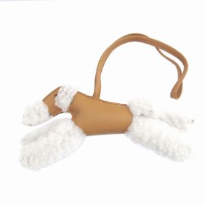 美品 Hermes 에르메스 버디 U각인(2022년제) 아뉴미로 무통 세사미 백 참 키홀더/키링 1398【중고】HERMES
