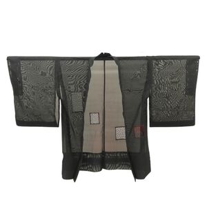 絲綢薄紗羽織外套（二手）