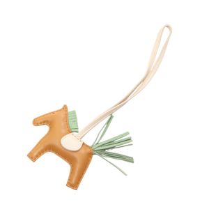 [Used] Hermes Charm Rodeo PM Sesame Craie Vert Cricket Sesame/Vert Cricket/Crete Other Rodeo PM Sesame/Vert Cricket/Crete