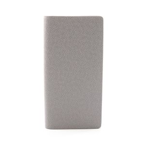 【중고】 LOUIS VUITTON 장지갑 포르트포유 브라자 NM M11580 그리로슈/블루 레더 포르트포유 브라자 남성용 미사용