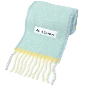 Acne Studios 25AW Italian-made WOOL MOHAIR SCARF NARROW FN-UX-SCAR000328 LIGHT BLUE Scarf Unisex Retail Price ¥47,300 [New/Used] [Pre-owned] [Acne Studios]