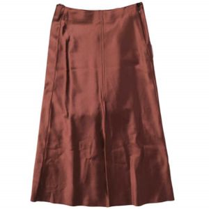 forte_forte Italian-made stretch satin midi skirt 10640 my skirt 871-81600 1(M) Chocolate Original price 75,900 yen Bottoms [New old stock] [Used] [forte_forte]