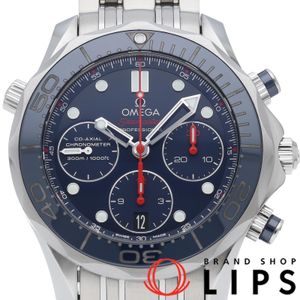 OMEGA 씨마스터 다이버 300M 코액시얼 크로노그래프 41.5mm 212.30.42.50.03.001 SS 남성용 시계 블랙 폴리싱 완료 최상급 컨디션 [중고]