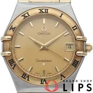 นาฬิกาผู้ชาย OMEGA Constellation ขนาด 33.5 มม. รุ่นทูโทน 1212.10 พร้อมกล่องและใบรับประกัน วัสดุ K18YG/SS หน้าปัดสีแชมเปญ ผ่านการขัดเงาแล้ว สภาพสวยเยี่ยม 【สินค้ามือสอง】