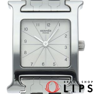 Hermes 에르메스 H 워치 여성용 시계 HH1.210 SS 화이트 폴리싱 완료 최상급 컨디션 [중고]