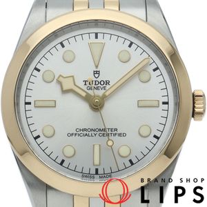 TUDOR 블랙베이 36 S&G 워치 쥬빌리 Black Bay One 36 M79643-0002 박스 보증서 K18YG/SS 남성용 시계 실버 폴리싱 완료 미품 【중고】