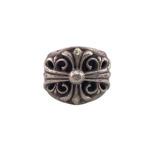 【中古】CHROME HEARTS クロムハーツ キーパーリング リング・指輪 ブランド アクセサリー ジュエリー ファッション シルバー