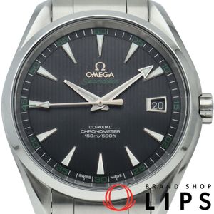 OMEGA 씨마스터 아쿠아테라 150M 코액시얼 41.5mm 골프 Seamaster Aqua Terra 150M Co-Axial Chronometer 231.10.42.21.01.001 SS 남성용 시계 블랙 폴리싱 완료 미품 【중고】