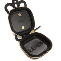 중고 FENDI 펜디 폰홀더 파우치 아이폰 메쉬 카프 러버 지퍼 넥 스트랩 2WAY 로고 블랙 스마트폰 액세서리