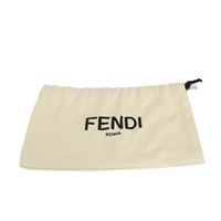 중고 FENDI 펜디 폰홀더 파우치 아이폰 메쉬 카프 러버 지퍼 넥 스트랩 2WAY 로고 블랙 스마트폰 액세서리