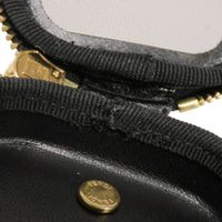 중고 FENDI 펜디 폰홀더 파우치 아이폰 메쉬 카프 러버 지퍼 넥 스트랩 2WAY 로고 블랙 스마트폰 액세서리