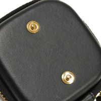 중고 FENDI 펜디 폰홀더 파우치 아이폰 메쉬 카프 러버 지퍼 넥 스트랩 2WAY 로고 블랙 스마트폰 액세서리