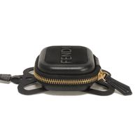 중고 FENDI 펜디 폰홀더 파우치 아이폰 메쉬 카프 러버 지퍼 넥 스트랩 2WAY 로고 블랙 스마트폰 액세서리