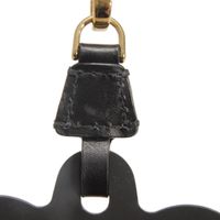중고 FENDI 펜디 폰홀더 파우치 아이폰 메쉬 카프 러버 지퍼 넥 스트랩 2WAY 로고 블랙 스마트폰 액세서리