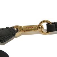 중고 FENDI 펜디 폰홀더 파우치 아이폰 메쉬 카프 러버 지퍼 넥 스트랩 2WAY 로고 블랙 스마트폰 액세서리