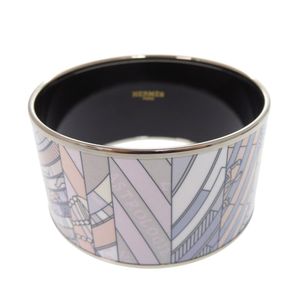 Like New Hermes Email TGM Bangle Metal Blue 1520 [Used] HERMES