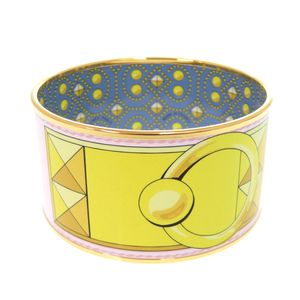 Like New Hermes
Enamel Collier de Chiens Bangle H153317F F570 Bangle
Metal/Metal Yellow 1508
[Used] HERMES Women's