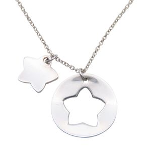 ティファニー スターカットアウトサークル ネックレス シルバー925 約2.7g 【中古】