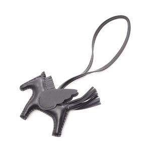 【中古】 エルメス HERMES チャーム ロデオペガサスPM ソーブラック ブラック その他 ロデオペガサスPM ソーブラック レディース 未使用