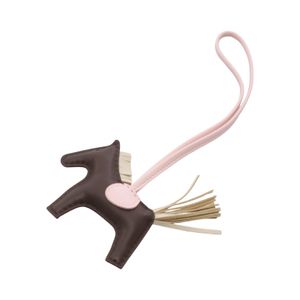 【中古】 エルメス HERMES チャーム ロデオPM ショコラ クレ ローズダーリン ショコラ/クレ/ローズダーリン その他 ロデオPM ショコラ/クレ/ローズダーリン レディース