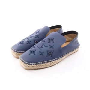[중고] LOUIS VUITTON 슬립온 비달 라인 모노그램 에스파드리유 가죽 비달 라인 슬립온 남성용 미사용