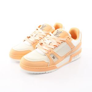 【중고】 LOUIS VUITTON 스니커즈 LV 트레이너 라인 가죽 스니커즈 남성용 미사용