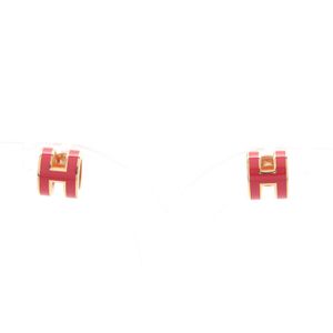 【中古】 エルメス HERMES ピアス MINI POP H ミニポップアッシュ GP（ゴールドメッキ） ピアス レディース Used A