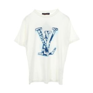【중고】 LOUIS VUITTON 니트/스웨터 LV SKI 로고 쇼트 슬리브 크루넥 티셔츠 RM241M AUR HQN13W 코튼 니트 남성용 Used A
