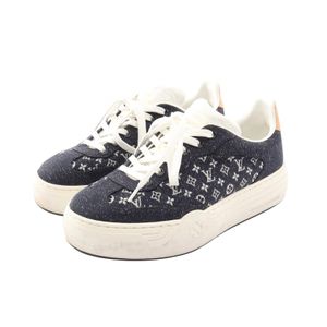 [중고] LOUIS VUITTON 스니커즈 그루비 라인 모노그램 데님 그루비 라인 스니커즈 여성용 Used B