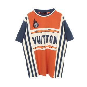 【중고】 LOUIS VUITTON 로고 반팔 니트/스웨터 RM241M DFV HON21W 코튼 남성용 미사용
