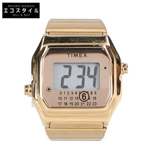 タイメックス x MM6 エムエム6 【新品未使用】S33YW0004 M10064 T80 RING WATCH リングウォッチ M/L【中古】