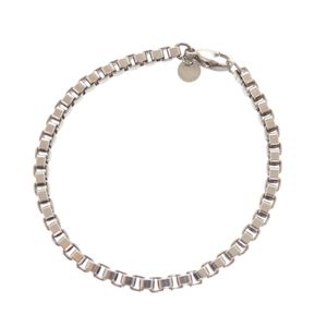 美品 ティファニー ベネチアン リンク シルバー925  ブレスレット シルバー 0059【中古】TIFFANY&Co.