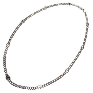グッチ インターロッキングG 925 ネックレス シルバー925 シルバー 0290【中古】GUCCI メンズ