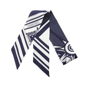 [Used] Hermes HERMES Scarf Twilly Washington's Carriage Silk Twilly Women's Used A