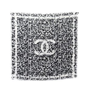 [Used] Chanel CHANEL Scarf Coco Mark Silk Scarf Women's Used A