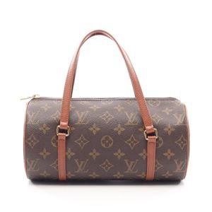[중고] LOUIS VUITTON 파피용 26 모노그램 구형 M51366 PVC 코팅 캔버스 레더 손가방(구형) PM 여성용 Used A